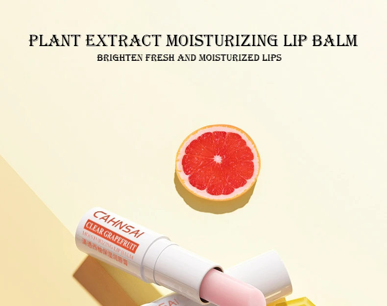 Description Picture 2 of item1pcs Natural Fruit Lip Balm Moisturizing Anti Dry Rough Anti-wrinkles Lips Care Repair Brightening Lip Gloss Lips skincare