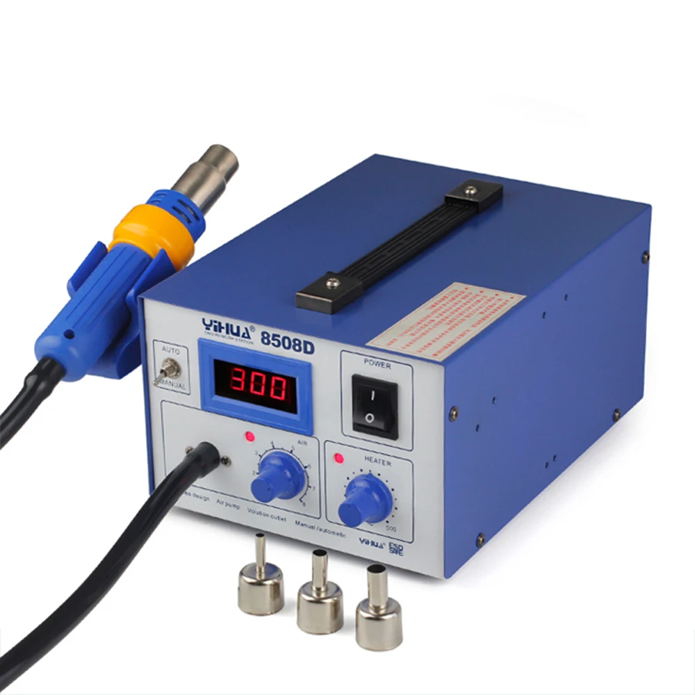 Description Picture 5 of itemYIHUA 8508D Hot Air Gun Soldering Station Heat Gun Desoldering Station Digital Display Air Pump Rework Station IC / PCB Repair