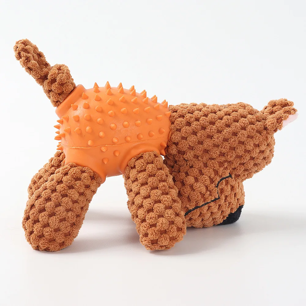 Description Picture 5 of itemDog Squeaky Toys Natural Rubber Chew Puzzle Dog Toys Food Dispensing Dog Toys for Puppy Small Medium Large Pets Unicorn Dogs