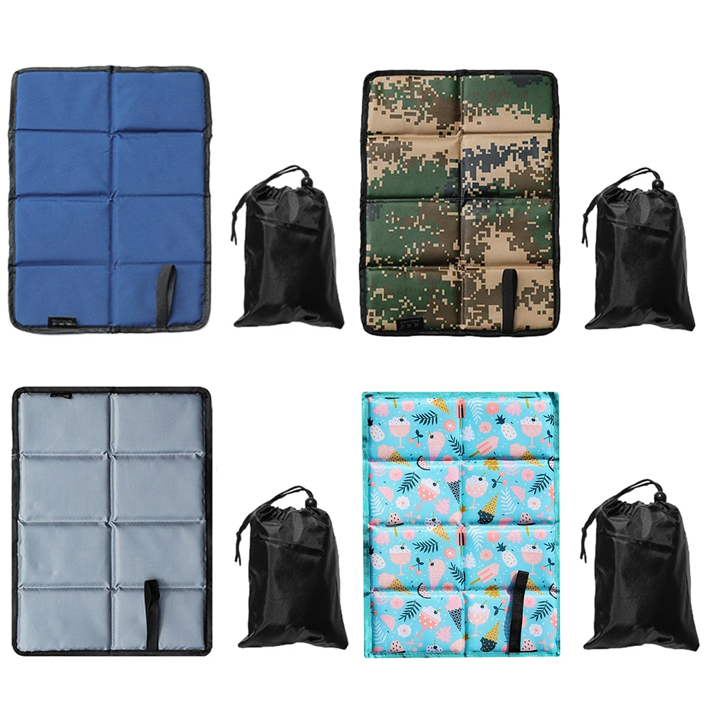 Beach Camping Leisure Seat Mat Outdoor Foldable Hiking Picnic Relaxation Sitting Pad Ultralight Waterproof Resistant Pad Cushion
