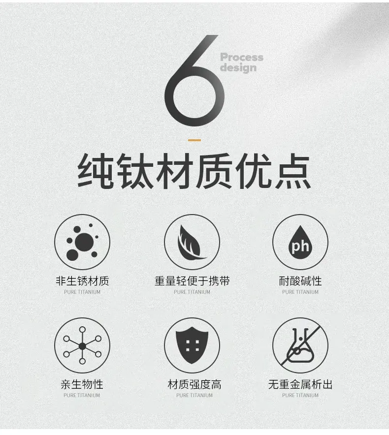 Description Picture 3 of itemCamping Titanium Tea Cup Clip Toast Tongs Outdoor Ultralight Steak Lid Barbecue Antiscalding Tea Tweezer Tableware