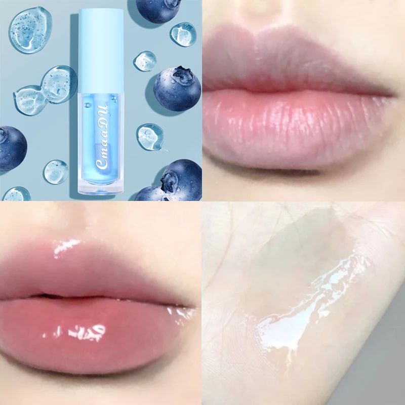 Moisturizing Natural Fruit Color Changing Lip Gloss Lip Oil Portable Waterproof Lasting Nutritious 6 Colors Lips Care Lipstick