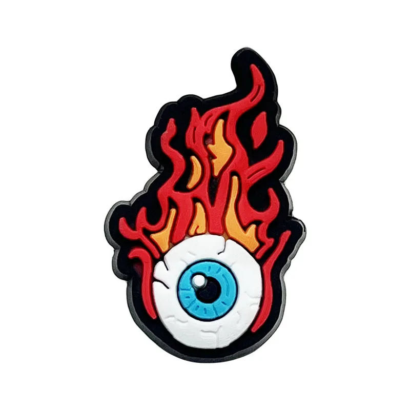 Description Picture 6 of itemSingle Sale New Arrival Devil's Eye Shoe Charms for Croc Sandals Accessories Decorations Kid's Adults Birthday Party Favor Gifts