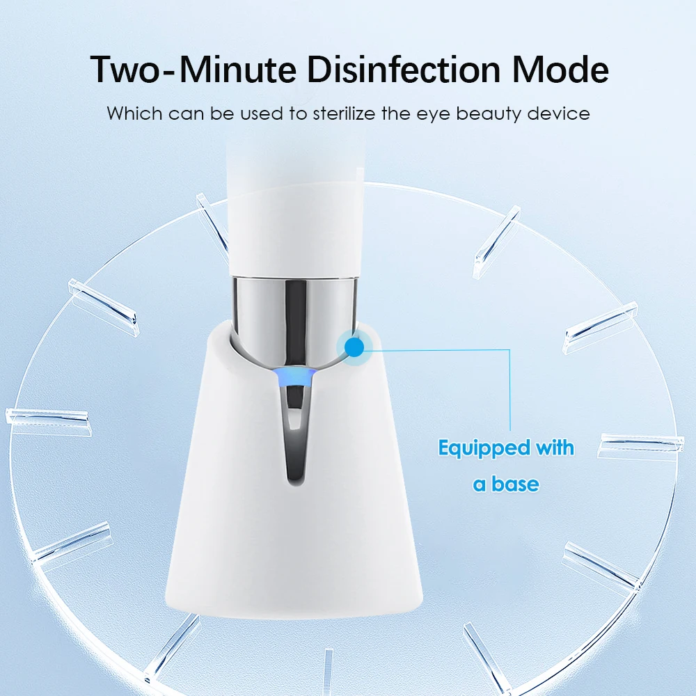 Description Picture 6 of itemIPL Vibration Eye Massager Anti Dark Circle Blue Light Disinfection Dredge Lymph Glands Anti Wrinkle Pen Hot Compress Beauty