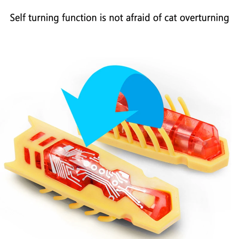 Description Picture 3 of itemPet Interactive Electric Bug Cat Toy Electric toothbrush worm micro-nano worm Obstacle Automatic Flip Pet Toy amusing cat toy