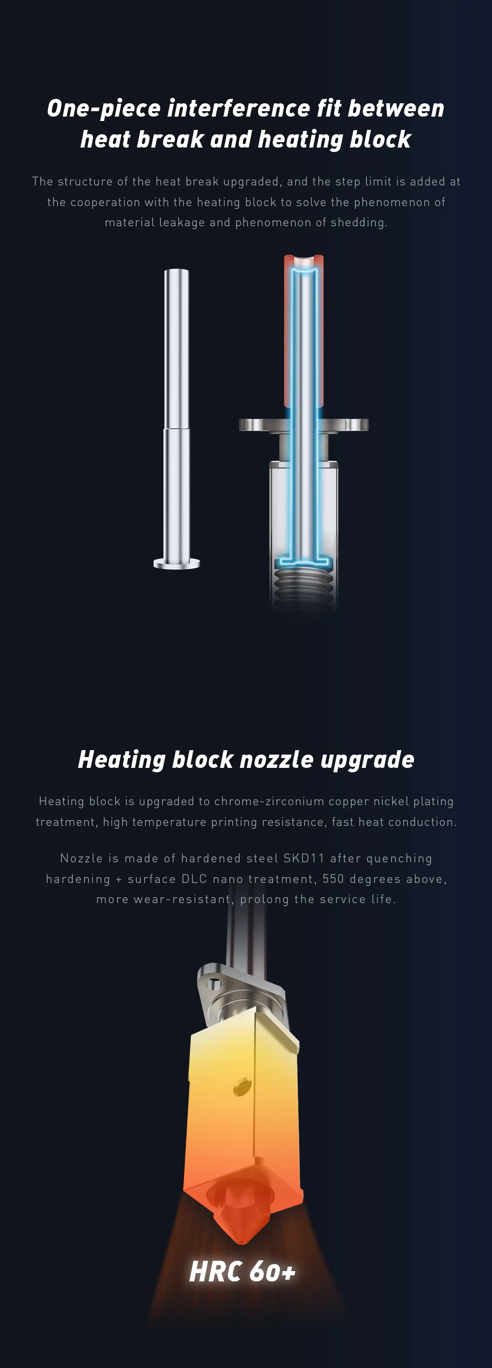 Description Picture 5 of itemHigh Speed Print Head Upgrade V6 Hotend Kit For Ender 3/Ender 3 PRO/VORON 2.4 Hi-End Extruder J-head for Prusa Ender 3 V2/CR10