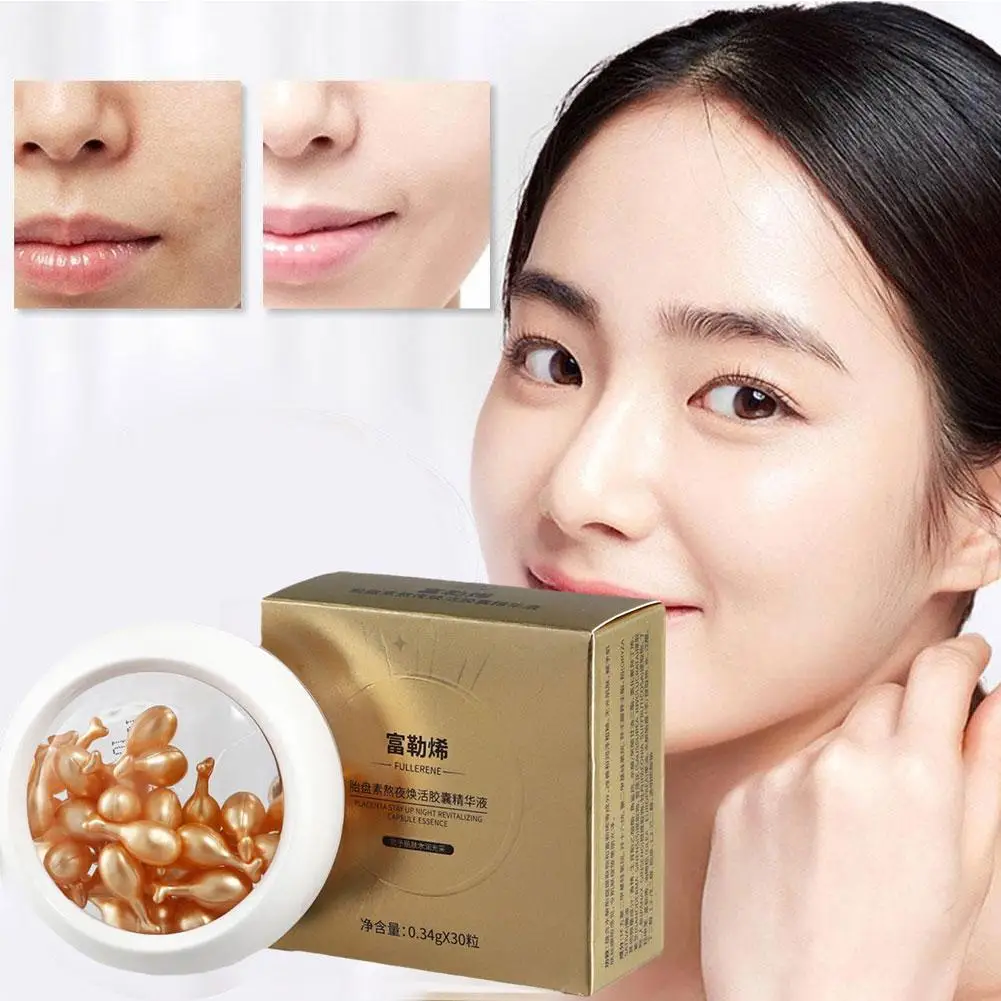 Description Picture 6 of itemPlacenta Essence Capsule Liquid Staying Up Revitalizing Liquid Moisturizing Facial Essence Anti-aging Essence Nourishing Ca K2B4