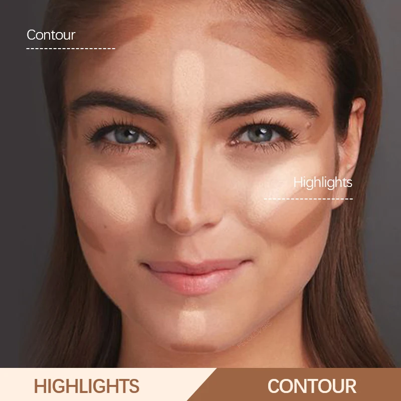 Description Picture 6 of itemHigh Quality Professional Makeup Base Foundation Cream for Face Concealer Contouring for Face Bronzer Beauty Women's Cosmetics