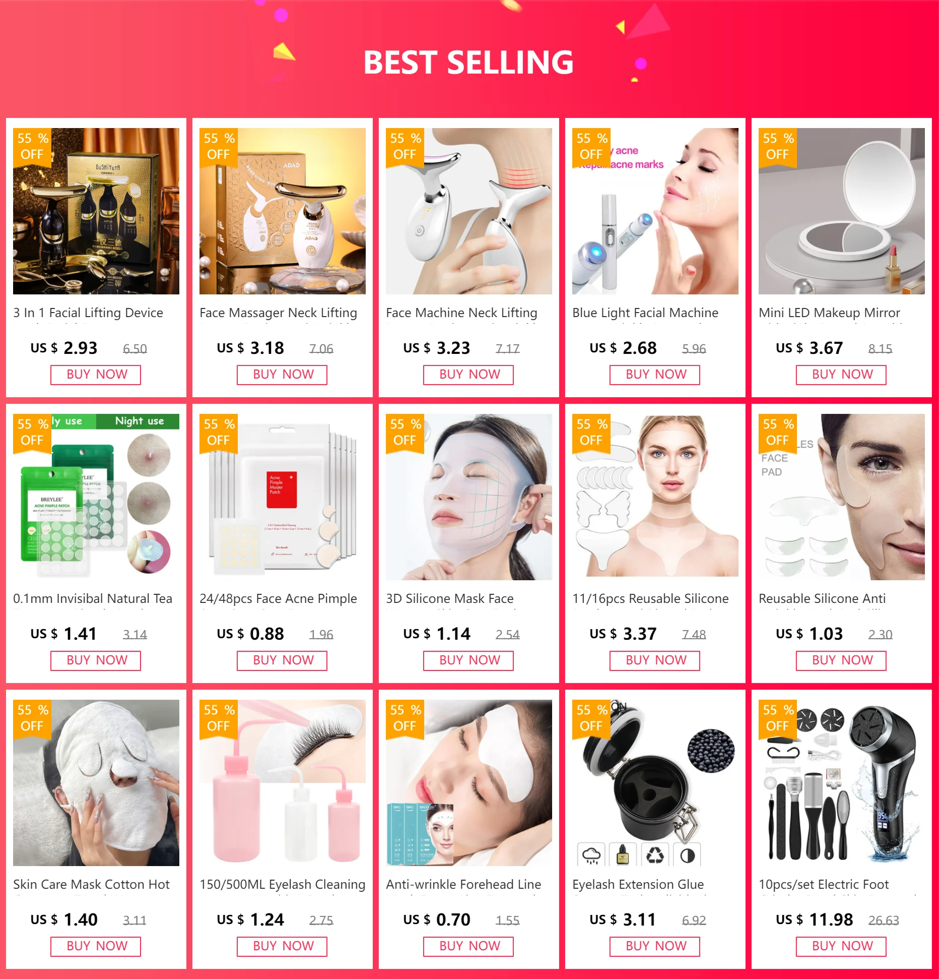 Description Picture 2 of itemElectric Face Lifting instrument Beauty Devices Anti Wrinkle Facial Eye Massage with Face Cream Introducer Skin Rejuvenation