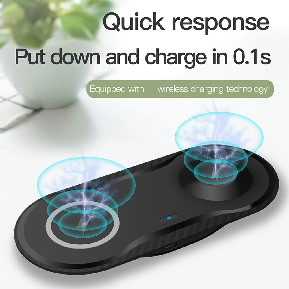 Description Picture 6 of item25W Wireless Charging Pad for Samsung S22 S21 S20 Note 20 Z Flip Fold 4 2 in 1 Fast Charger For Galaxy Watch 5 4 3 Pro Buds 2