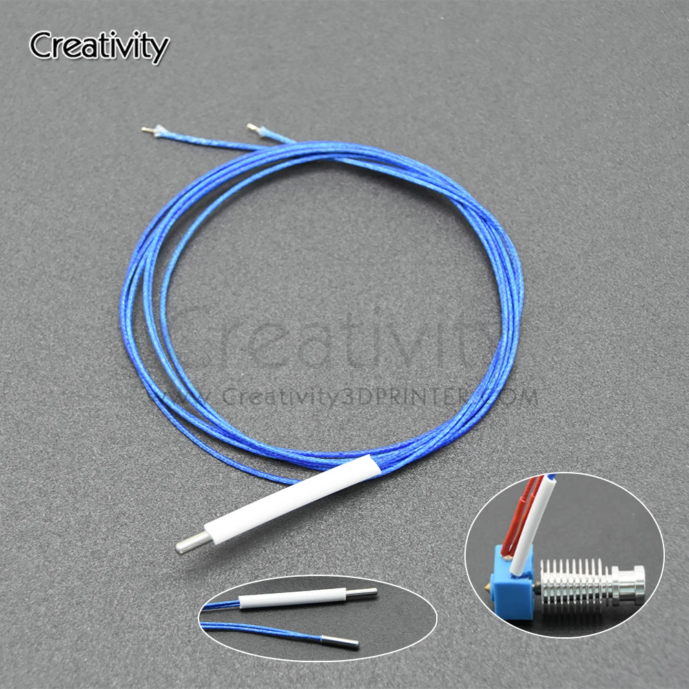 Description Picture 5 of itemCreativity ATC Semitec 104GT-2 104NT-4-R025H42G Thermistor Cartridge 280℃ for PT100 V6 Cartridges Heat Blocks