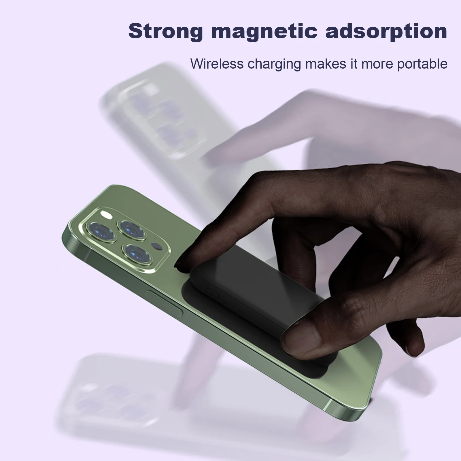 Description Picture 5 of item10000mAh Magnetic Power Bank Wireless Charger Fast Charging Powerbank For iPhone 14 13 12 Pro Max Mini Portable External Battery