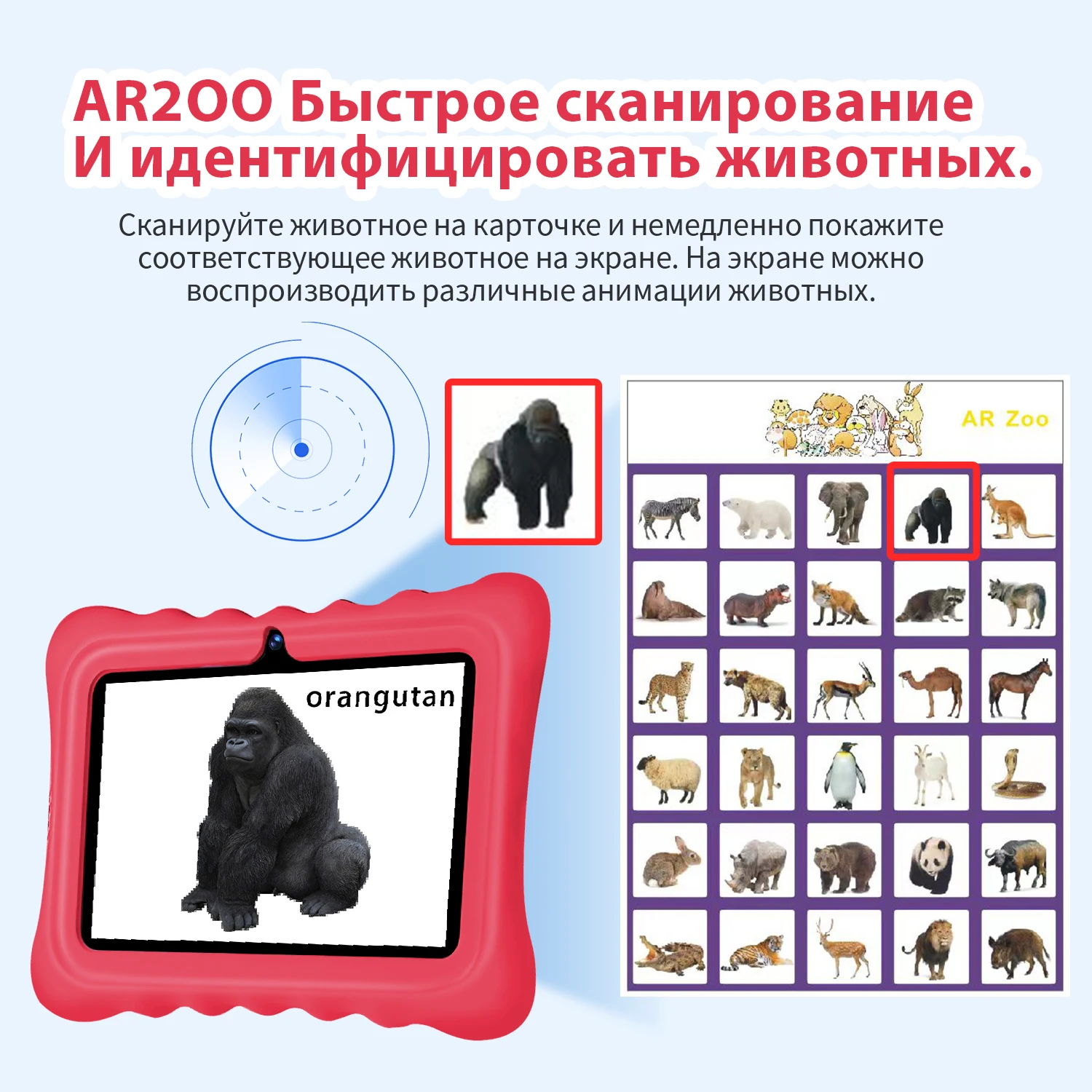 Description Picture 4 of itemNew 5G WiFi 7 Inch Tablet Pc Children's Gift Kids Learning Education Tablets Android 9.0 Quad Core 2GB RAM 32GB ROM Dual Cameras