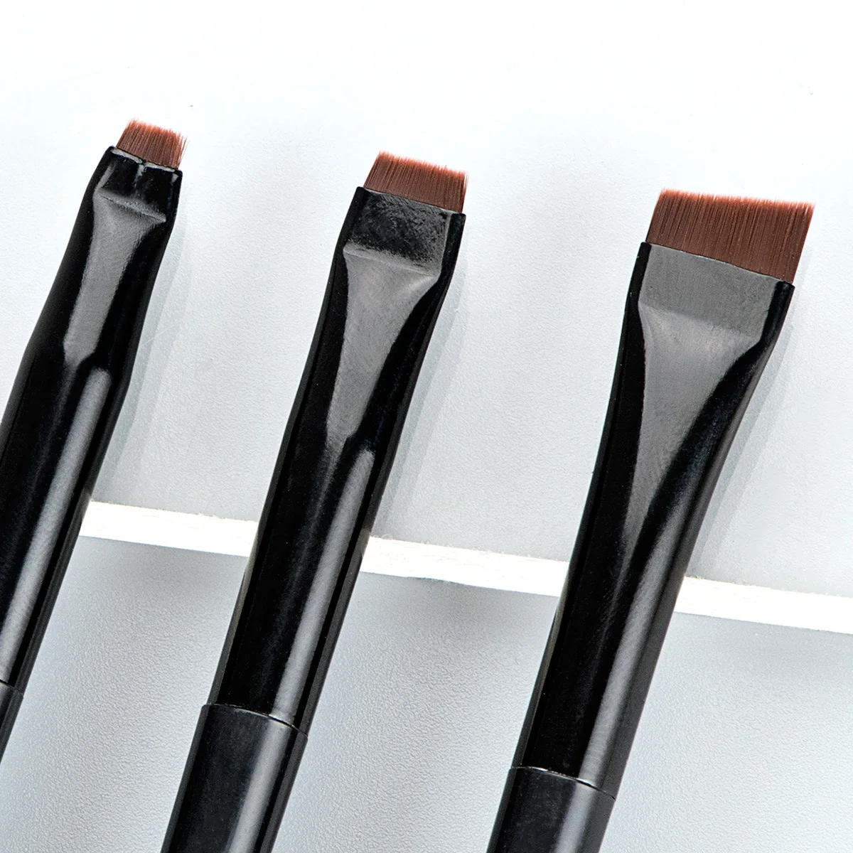 Description Picture 6 of itemUltra-Thin Blade Eyebrow Eyeliner Brush Bevel Brow Contour Makeup Brushes Eyelids Lying Silkworm Brush Professional Makeup Tools