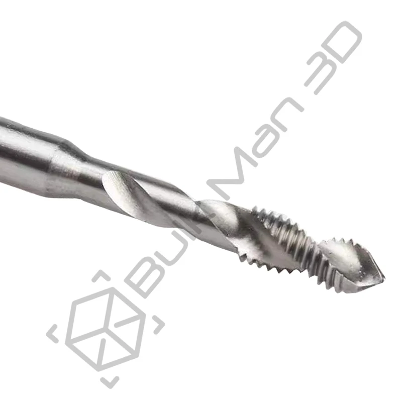 Description Picture 3 of itemDrill Tap 1/4″ M5 Machine Spiral Point Straight Fluted Screw Thread Metric Plug Hand Tap Drill Hand Tools