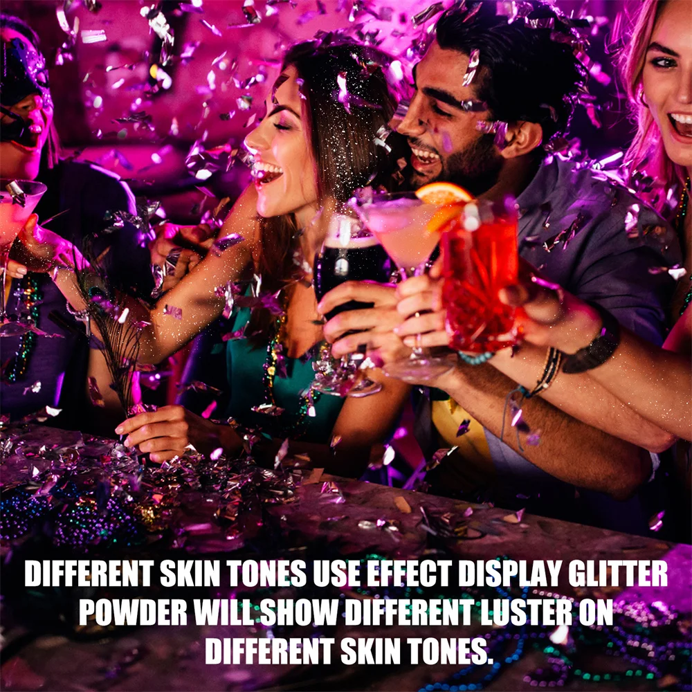 Description Picture 5 of itemBrighten Skin Highlighter Powder Party Bar Glitter Makeup 60ml Highlight Spray Face Body Glitter Shimmer Shiny Powder Cosmetics