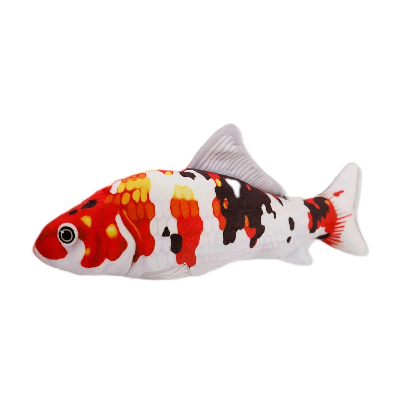 Description Picture 4 of itemCat Training Toy Fish Plush Shape Stuffed Catnip Pillow 30cm With Zip Simulation Fish Cat Toy Fish Interaction No Electric