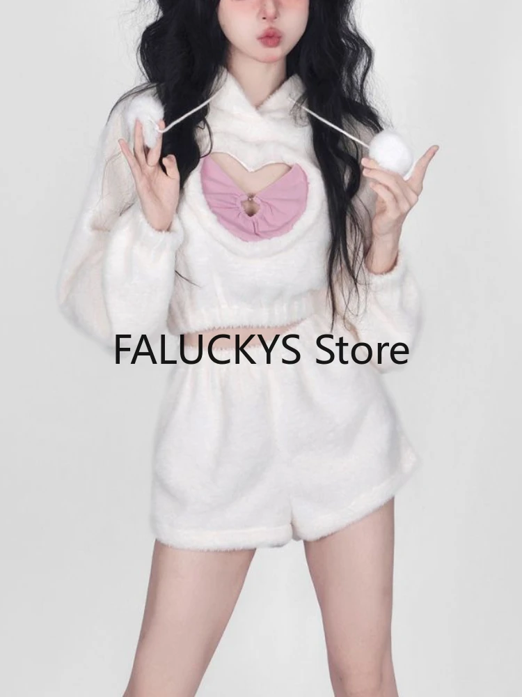 Description Picture 5 of item2023 Autumn Kawaill Sweet Pants 2 Piece Set Women Evening Party Y2k Crop Top + Office Lady Casaul Pants Korean Fashion Chic