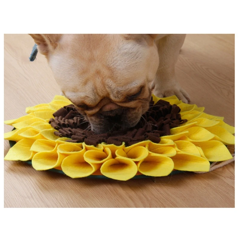 Description Picture 6 of itemPet Slow Feeding Puzzle Mat Carpet Relieve Stress Toy Nose Smell Training Sniffing Pad Slow Feeding Bowl  Dispenser