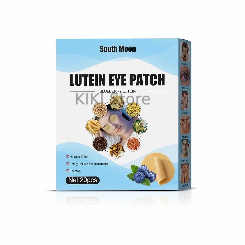 Description Picture 2 of item20Pcs Blueberry Lutein Essence Eye Mask Cold Compress Eye Protection Patch Eye Care Reliever Visual Fatigue Sleeping Eye Patches