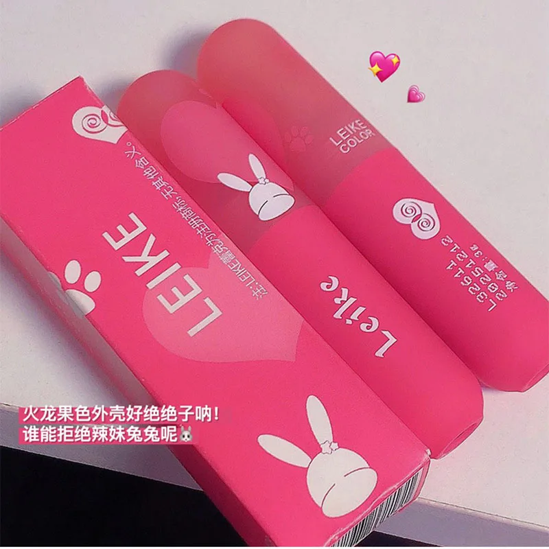 Description Picture 3 of itemAuspicious Red Rabbit Red Earth Brown Lip Mud Moisturizing Lipstick Velvet Matt Mousse Lip Gloss Lasting Makeup Korean Cosmetics