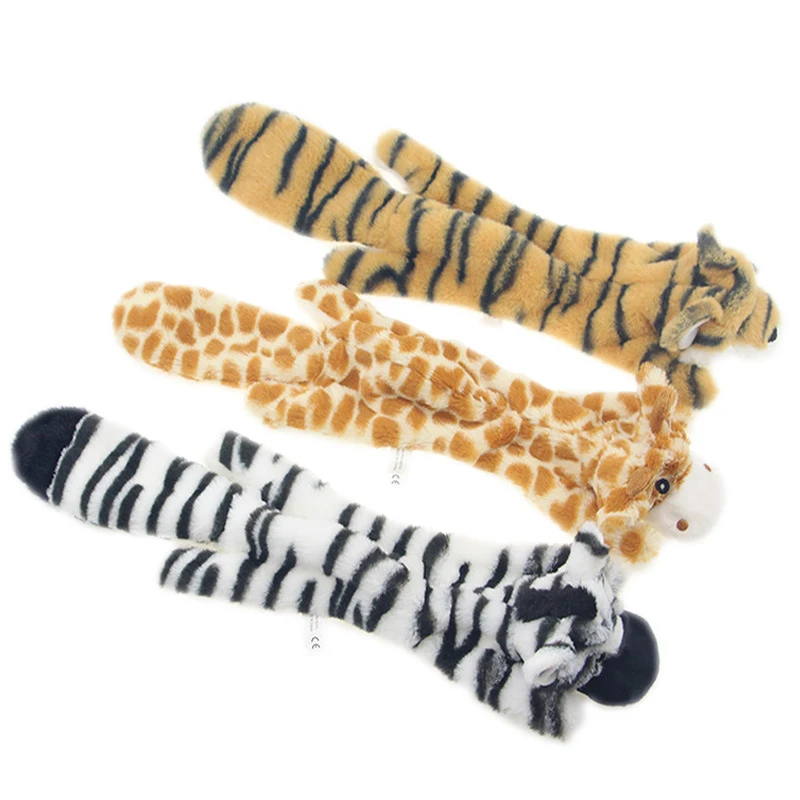 Description Picture 5 of itemFunny Plush Pets Squeaky Toys Animal Shape Fox Lion Rabbit Soft Small Medium Dogs Chew Internective Toy Pet Accessories