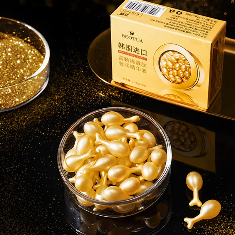 20/50Pcs Hyaluronic Acid Capsules Serum Spot Acne Remover Whitening Face Serum Anti-Wrinkle Firming Brighten Skin Care Cosmetics