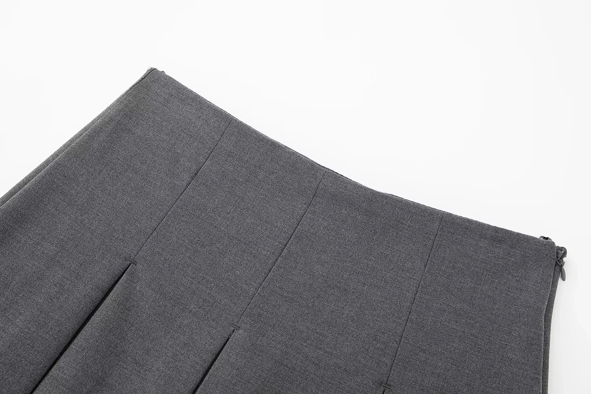 Description Picture 4 of itemWillshela Women Fashion Solid Pleated Side Zipper Skirts Shorts Vintage High Waist Female Chic Lady Shorts