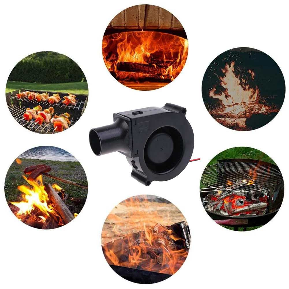 Description Picture 4 of itemEU/US Plug 7530 Blower Fan with Power Variable Speed Controller Barbecue Fan Air Blower Picnic Grill Wood Stove Cooking