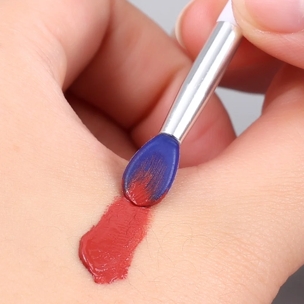 1Pcs Silicone Mini Lip Brush Portable Multifunctional Lip Balm Applicator Lipstick Lipgloss Mascara Wands Makeup Brushes