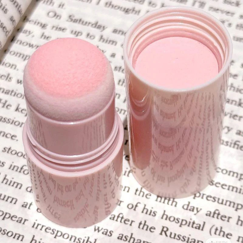 Monochrome Blush Stick Girls Peach Pink Cheek Tint Waterproof Lasting Brightening Facial Blusher Korean Face Beauty Makeup