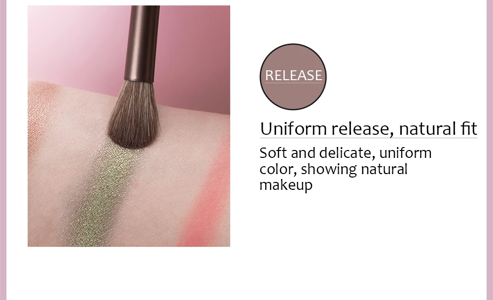 Description Picture 6 of itemBEILI Pink 11 pcs Makeup Brushes Foundation Highlight Blending Powder Eyeshadow Brushes for Face Make up Cosmetics Brush Set