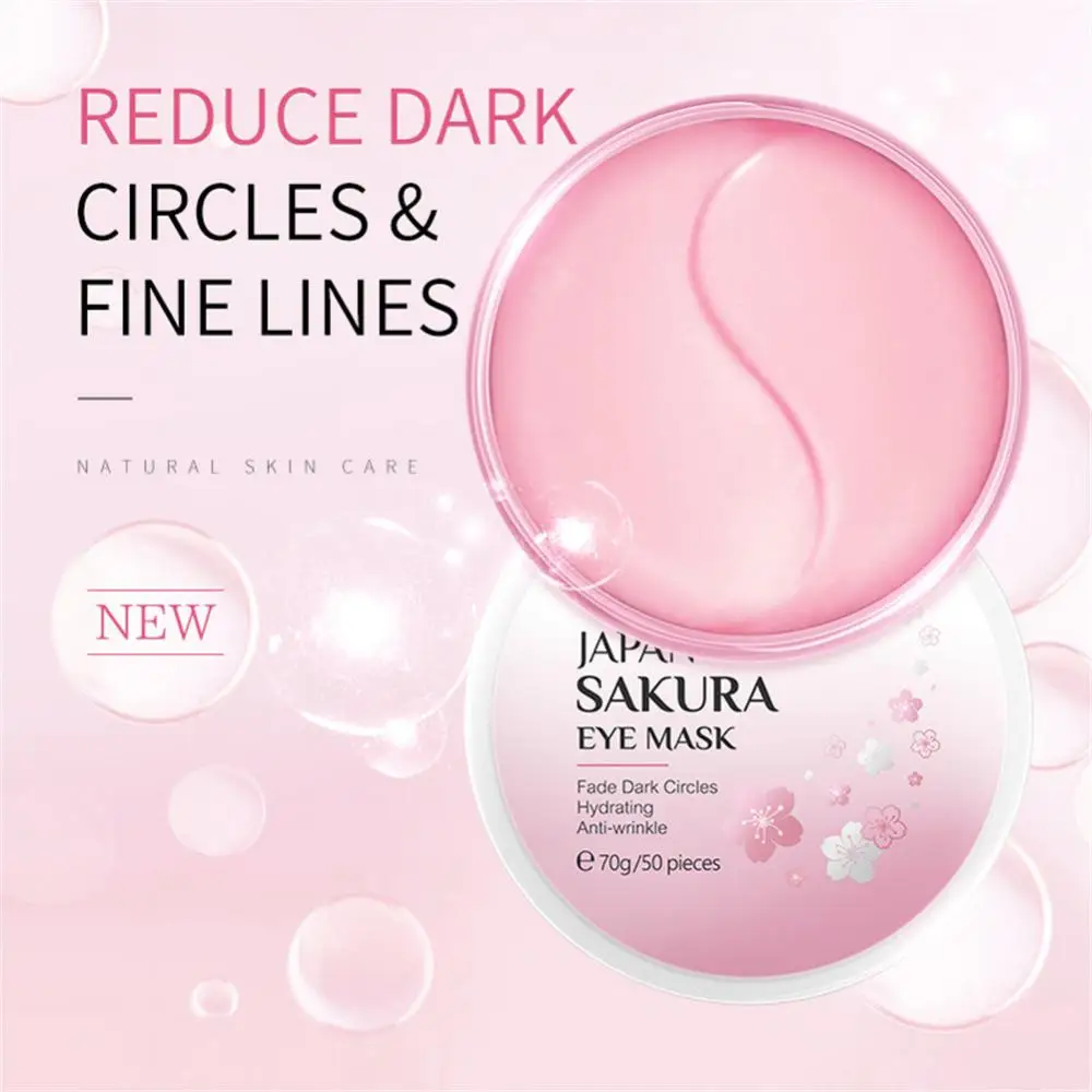 Description Picture 2 of itemSakura Skin Care Kit Eye Mask Face Cream Professional Moisturizing Anti Aging Brightening Repairing Hydrating Skin Care Lotion