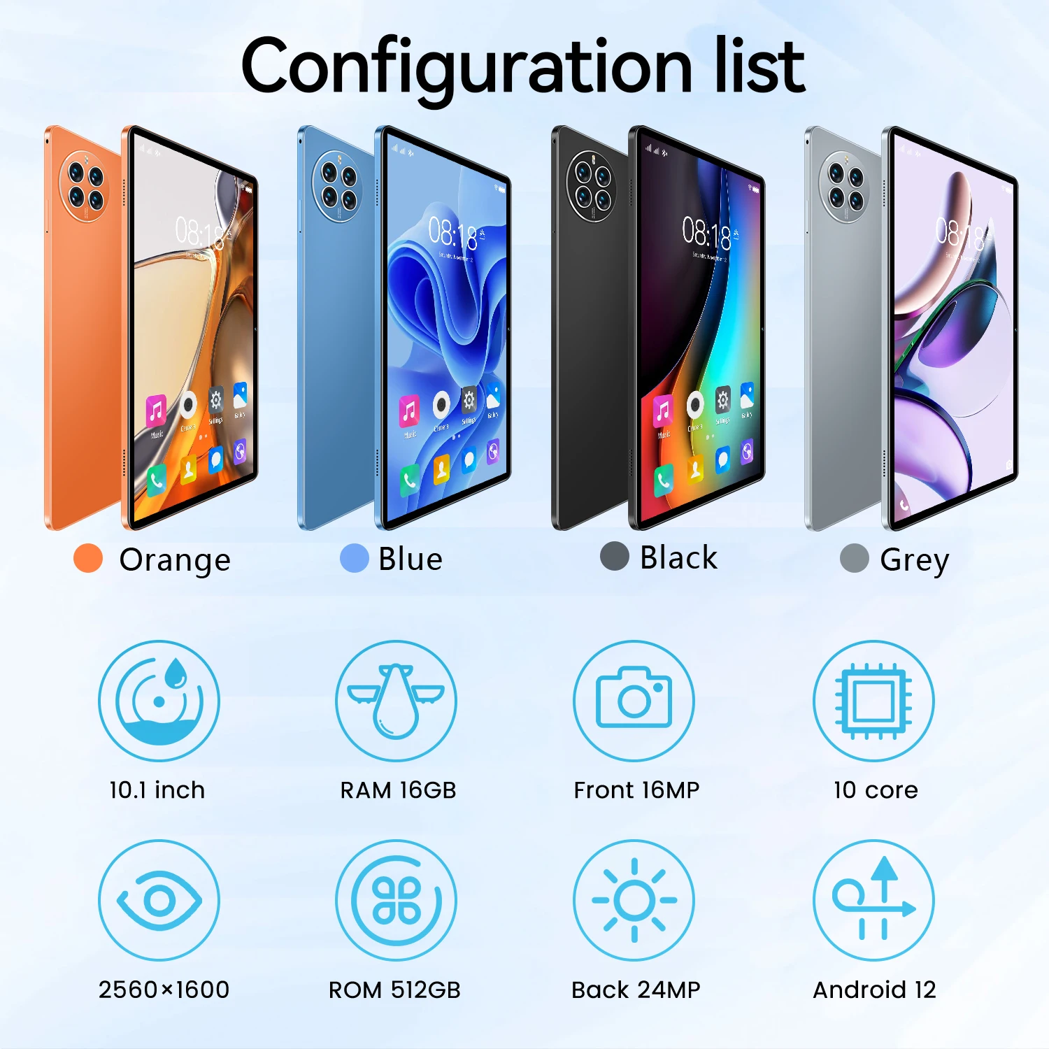 Description Picture 3 of itemWorld Premiere MatePad M50 Original Tablet Snapdragon 870 Android 12 Tablet 12 Inch 5G Network Global Version Tablets Dual Sim