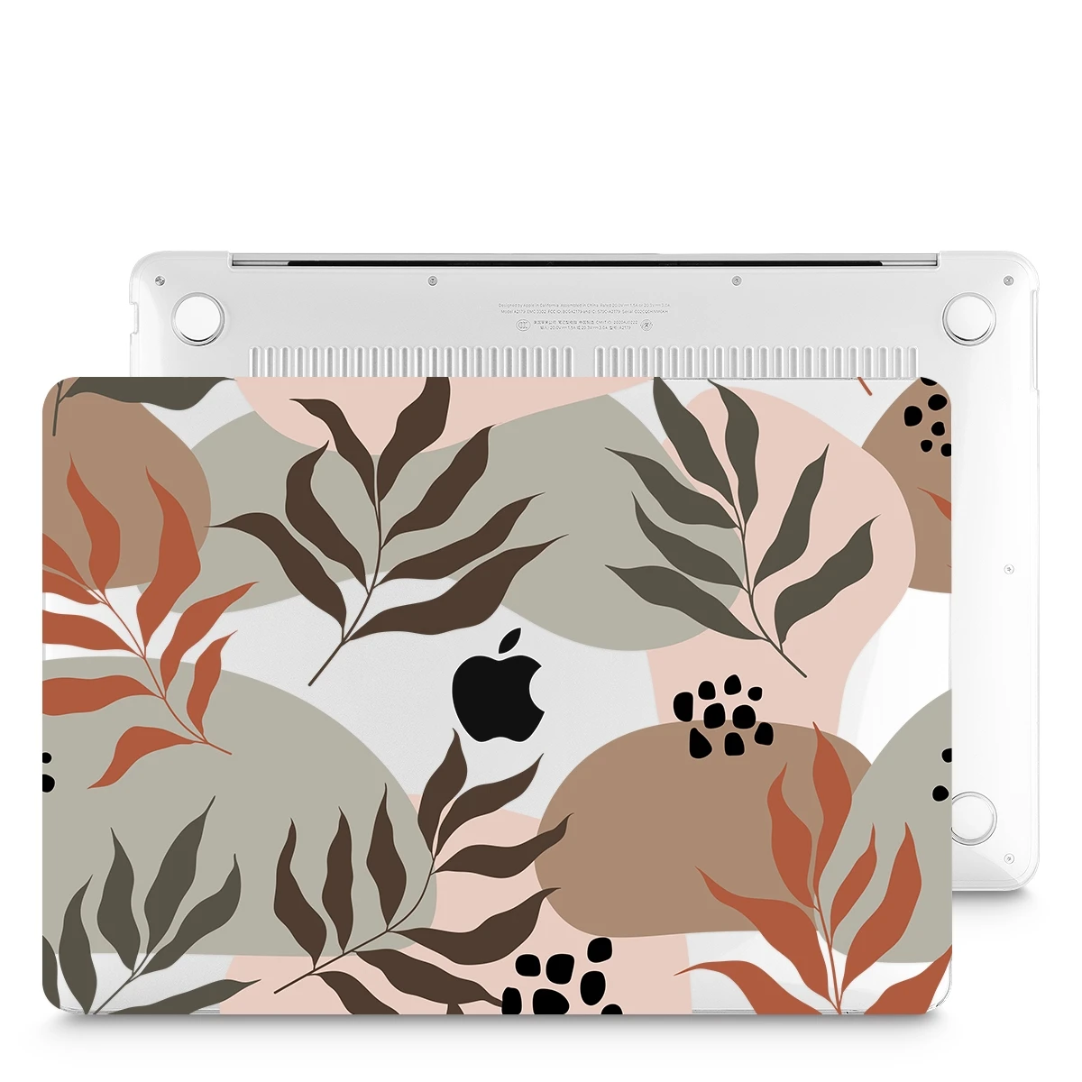 Tropical Leaves hard case for MacBook Pro 13 inch case A2338 M1 M2 Air 13 A2681 A2337 A2179 2022 2020 Pro 14 15 16 A2442 A2485