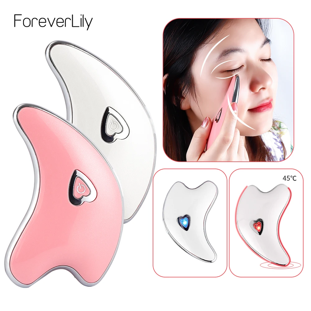 Description Picture 2 of itemFace Neck Guasha Massager Microcurrent Skin Lifting Tightening Machine Wrinkle Removal Facial Scraping Skin Care Beauty Device