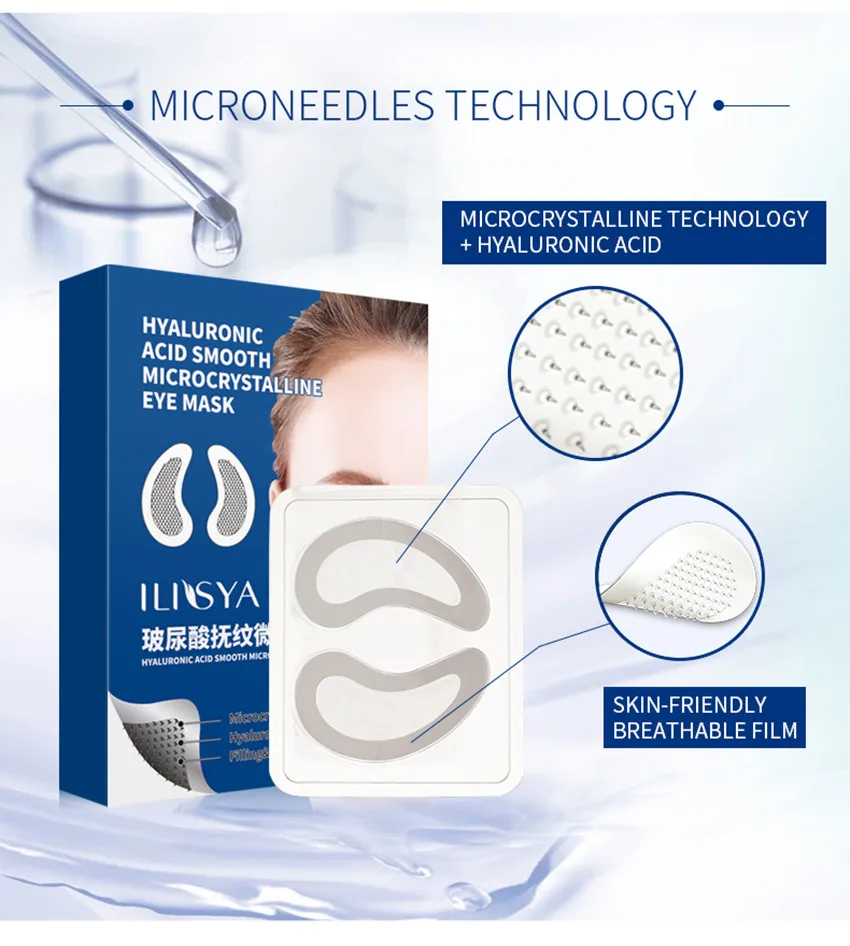 Description Picture 3 of itemMicro-needle Series Hyaluronic Acid Anti-wrinkle Eye Forehead Mask Fine Lines Remove Moisturizing Face Care Mask