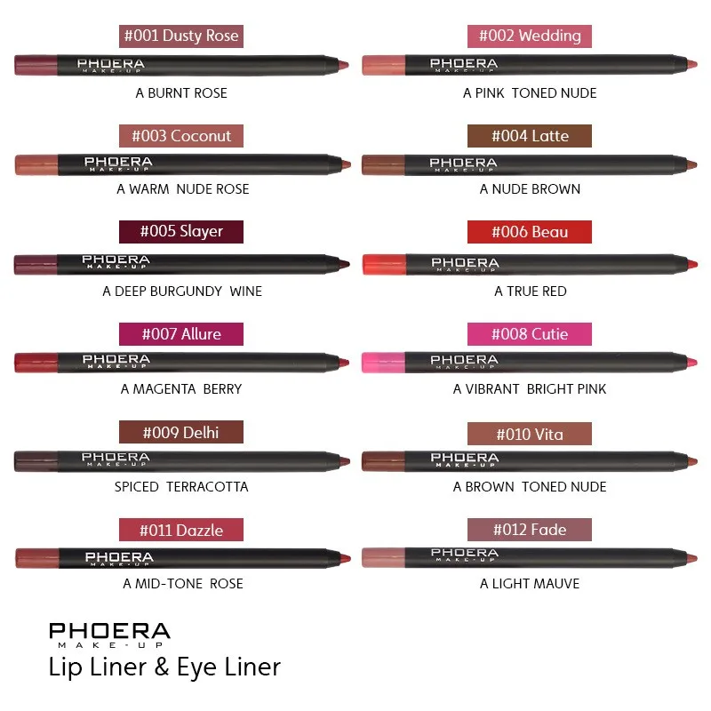 Description Picture 5 of itemWaterproof Nude Brown Lip Liner Lipstick Pencil Matte Red Pink Contour Tint Lipstick Lasting Non-stick Cup Lips Makeup Cosmetics