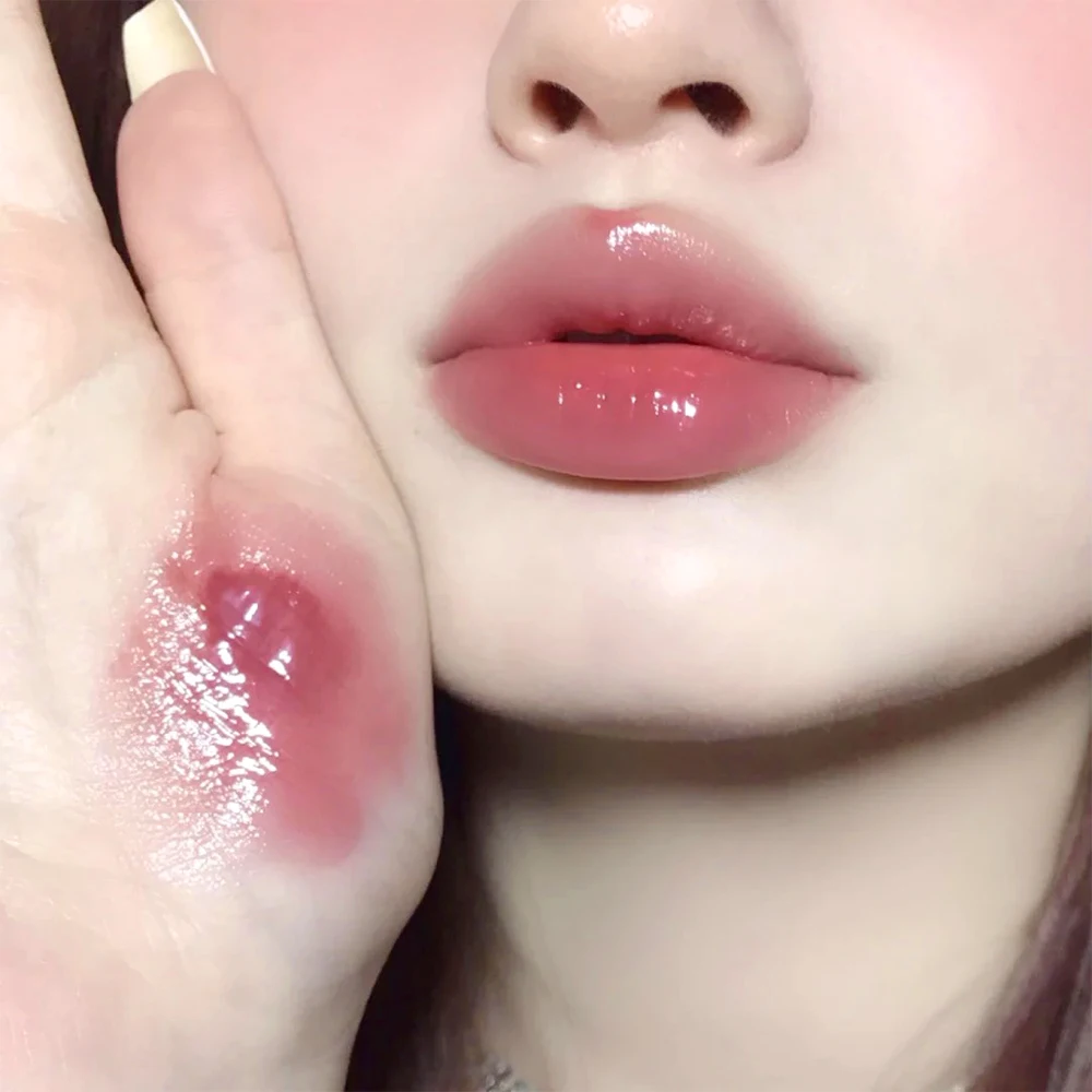 Description Picture 4 of itemCrystal Jelly Lip Gloss Lasting Mirror Water Moisturizing Lip Glaze Lasting Plumping Korean Liquid Lipstick Lips Makeup Cosmetic