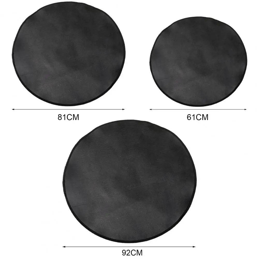 Description Picture 2 of item24/32/36inch Fire Pit Mat Round Heat Resistant Fireproof Mat Portable Fireproof Floor Protective Mat For BBQ