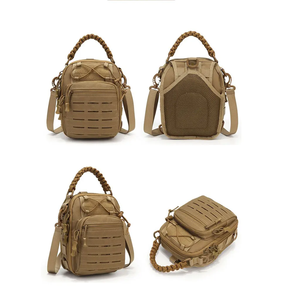 Description Picture 3 of itemNew Tactical Sling Pack 900D Waterproof Molle Fanny Pack Military Shoulder Bag For Men Outdoor Chest Bag Hiking Hunting Shooting