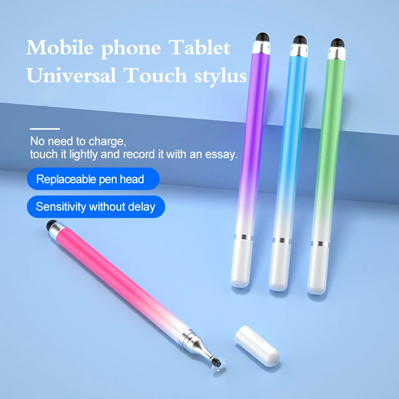 2-in-1 Capacitive Stylus For Touch Screen Stylus Pen For ipad Touch Pencil For Cell Phone Universal Capacitive Pencil For Phone
