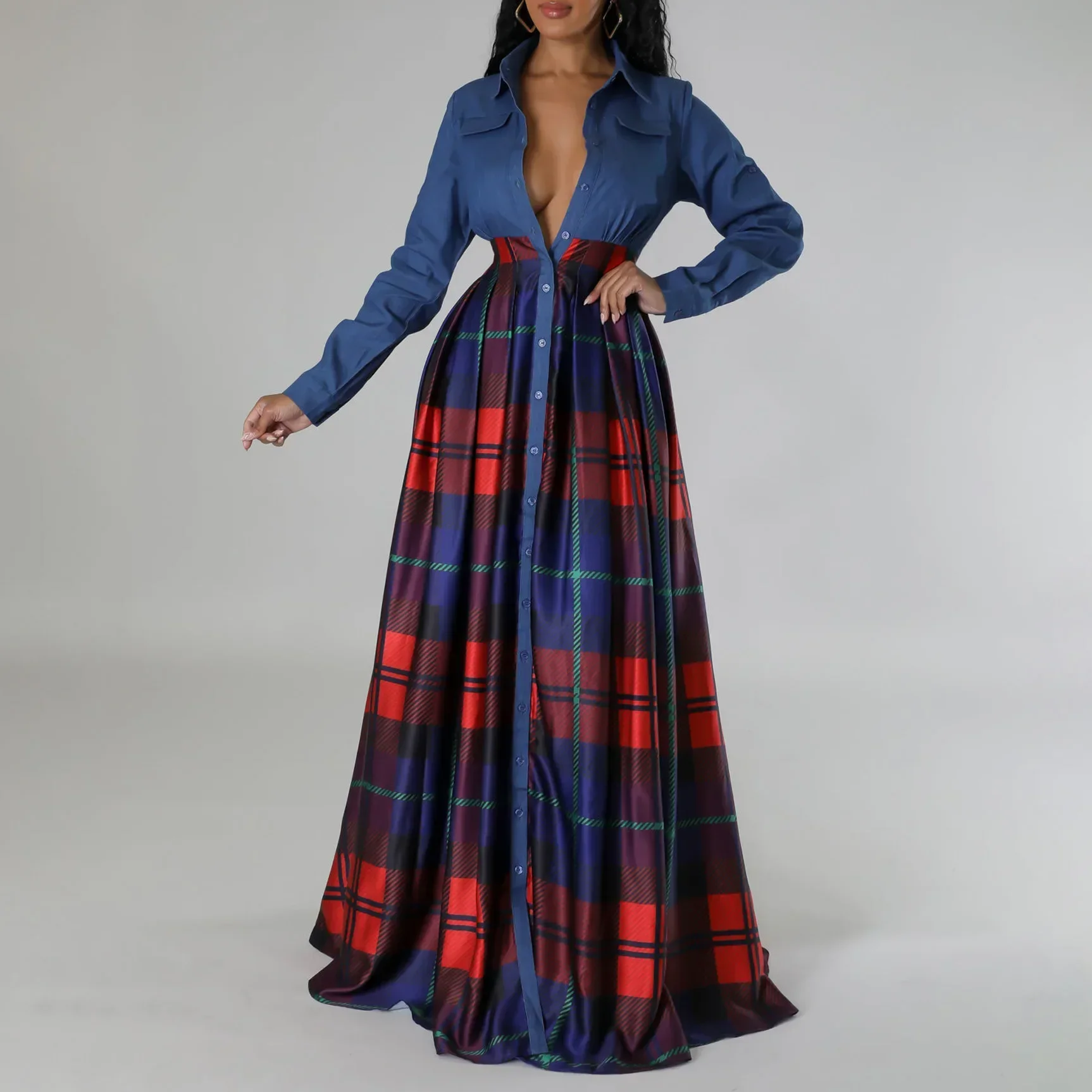 Description Picture 3 of itemDresses For Women Elegant Polyester 2024 New Muslim Fashion Abayas Dashiki Robe Kaftan Long Maxi Dress Turkish Africa