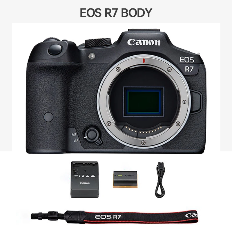 Iconic Brand EOS R7 APS-C Flagship Professional Mirrorless Camera 32.5 MP High-Speed Continuous Shooting 4K Video NEW
