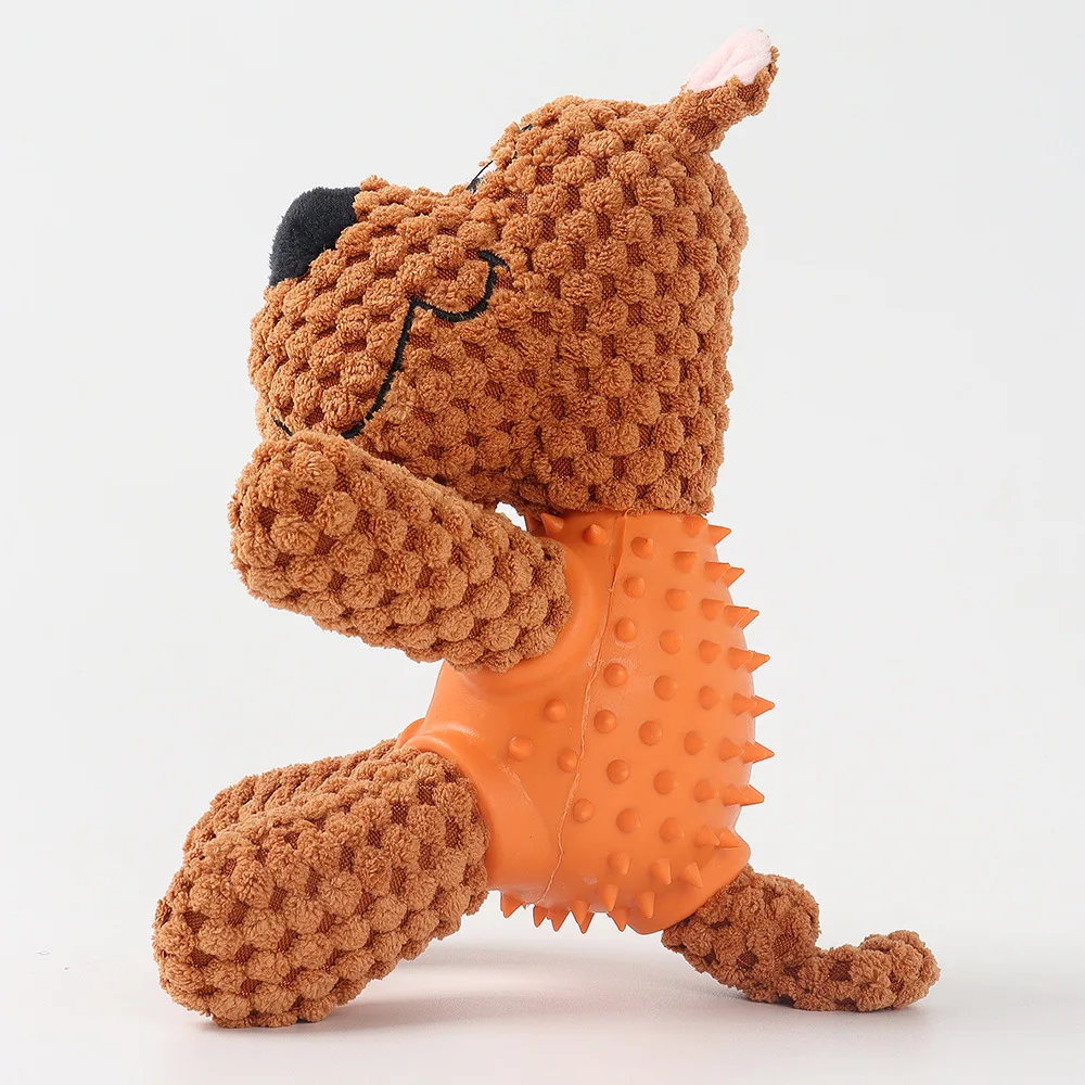 Description Picture 3 of itemDog Squeaky Toys Natural Rubber Chew Puzzle Dog Toys Food Dispensing Dog Toys for Puppy Small Medium Large Pets Unicorn Dogs