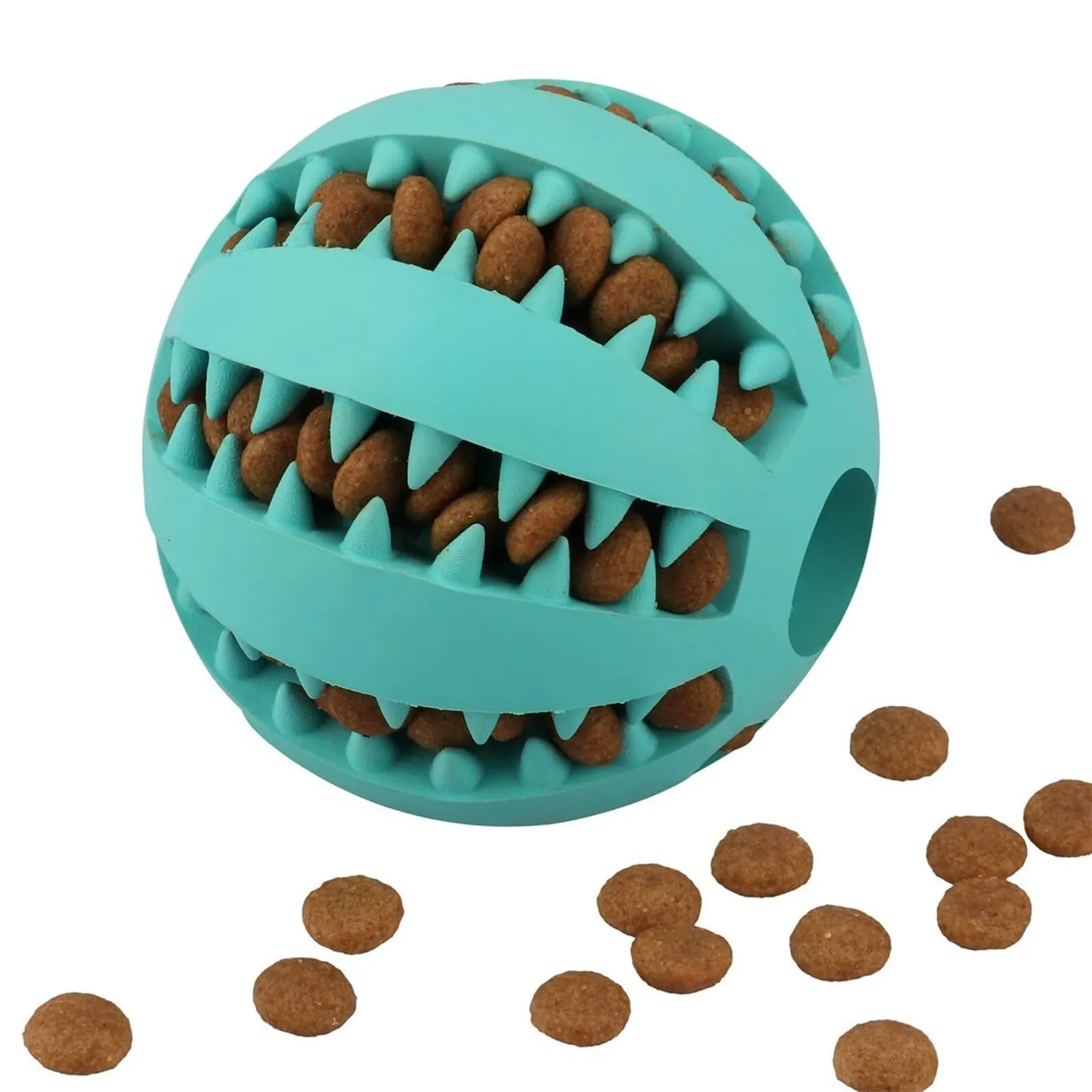 Description Picture 5 of itemDog Teething Toys Ball Nontoxic Durable Dog IQ Puzzle Chew Toys for Puppy Small Large Dog Teeth Cleaning Chewing Playing