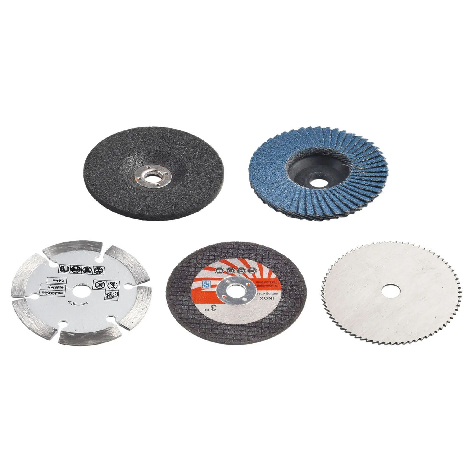 Description Picture 4 of item3Inch 75mm Cutting Discs For Angle Grinder Steel Stone Sanding Disc Cutting Metal Circular Saw Blades Flat Flap Grinding Wheels