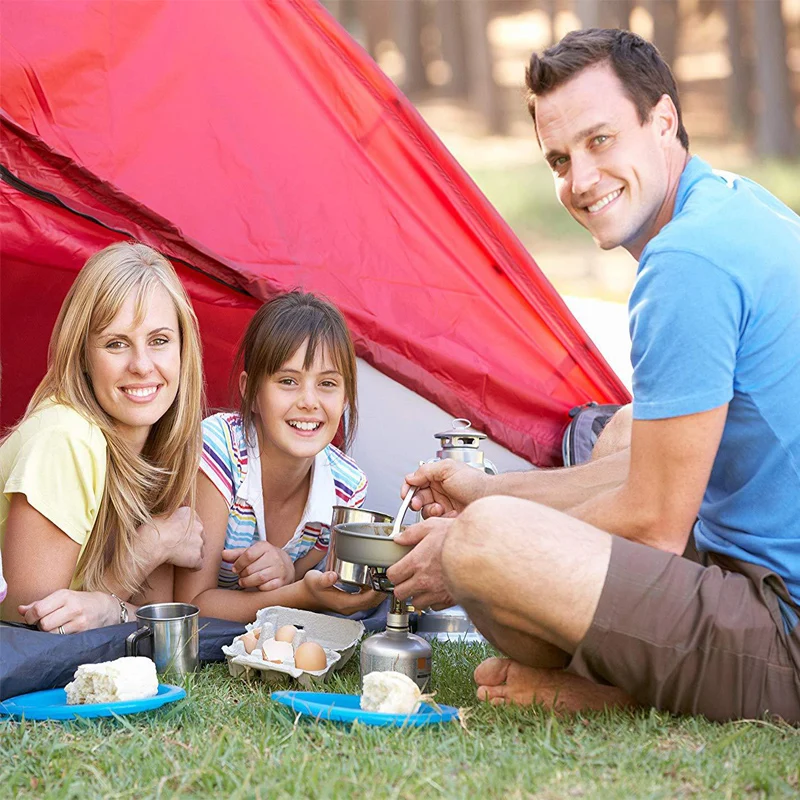 Description Picture 2 of itemCamping cooking set Camping Gear Outdoor stove teapot Pan cup Accessories Portable Camping Equipment camper accessories kitchen