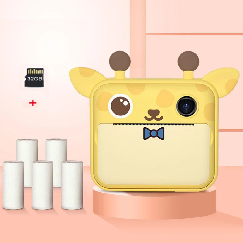 Description Picture 4 of itemChildren Instant Camera Print Camera 1080P Video Photo Digital Camera With Print Paper For Child Birthday Christmas Gift