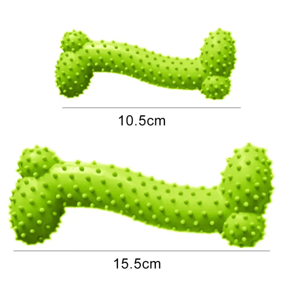 Description Picture 6 of itemPet Dog Puppy Bone Shape TPR Pet Chew Toys Tooth Cleaning Molar Bite Chewing Training Toy Pet Supplies